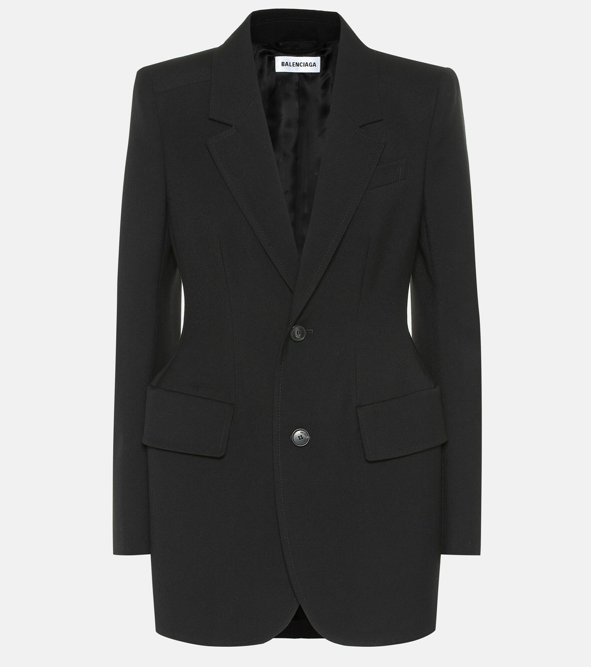 Balenciaga - Hourglass virgin wool blazer Balenciaga