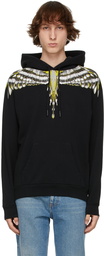 Marcelo Burlon County of Milan Black & Grey Wings Hoodie