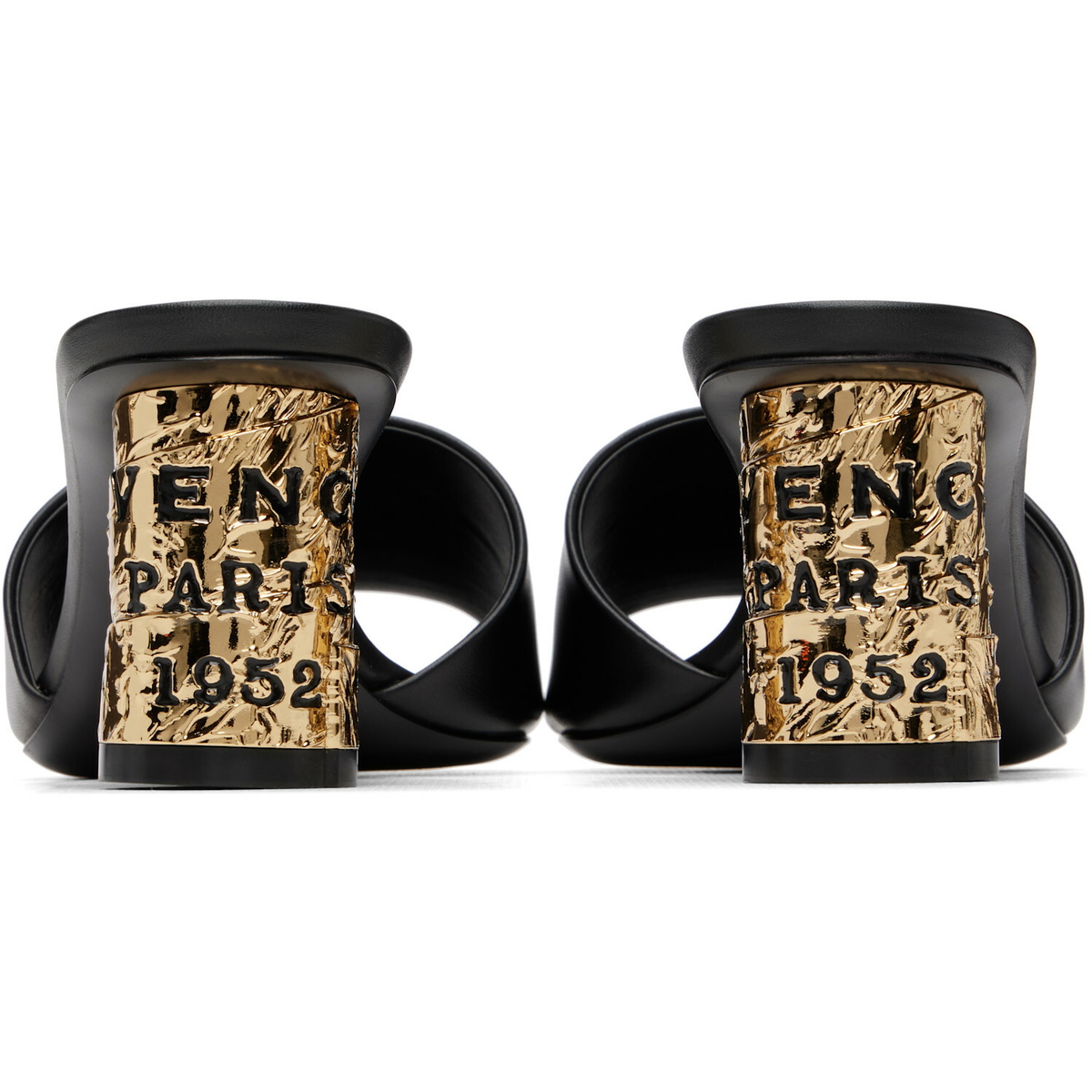 Givenchy Black Tape Heeled Sandals