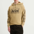 Aries Men's Temple Hoodie in Khaki