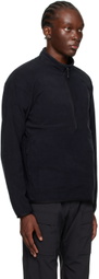 Goldwin Black Half-Zip Sweater