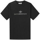 Han Kjobenhavn Men's HK Logo Boxy T-Shirt in Black