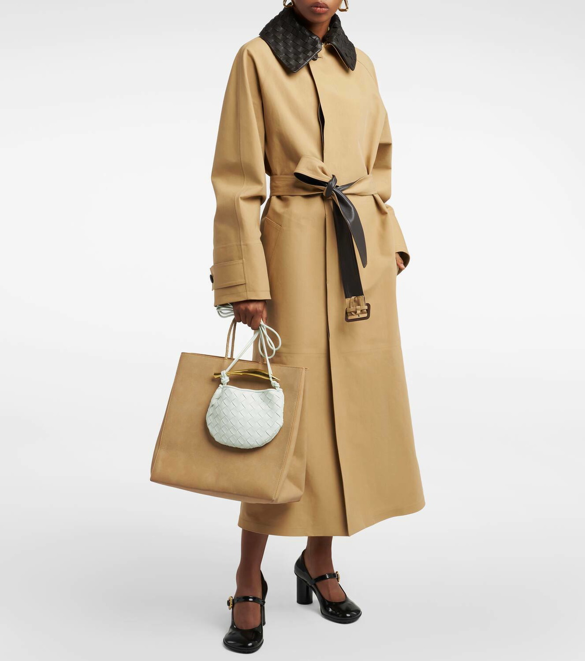 Bottega Veneta Cotton-blend trench coat Bottega Veneta