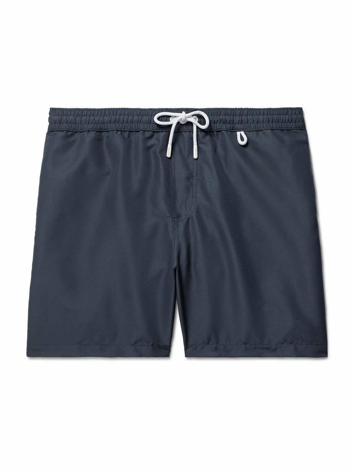 Loro Piana - Bay Straight-Leg Mid-Length Swim Shorts - Blue