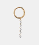 Persée Piercing 18kt gold single earring with diamonds