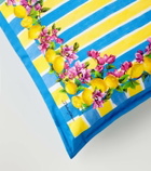 Dolce&Gabbana Casa Taormina striped cotton cushion