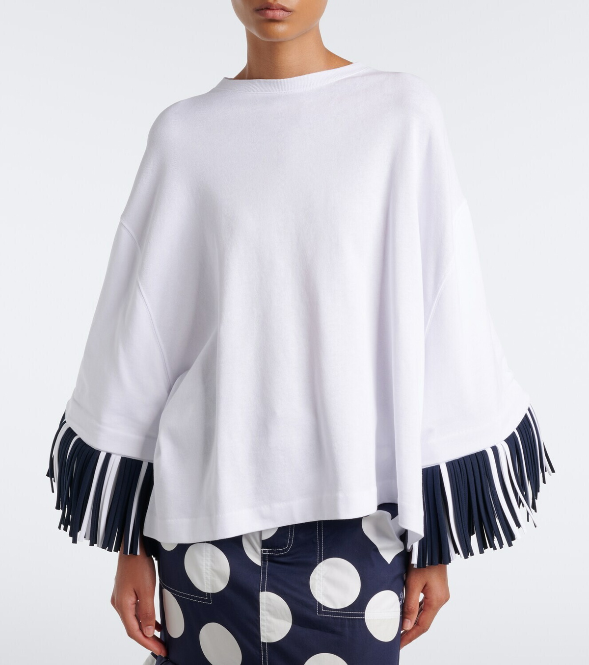 Jacquemus Cabana fringed cotton jersey T-shirt