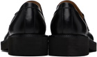 Valentino Garavani Black VLogo Locker Calfskin Loafers