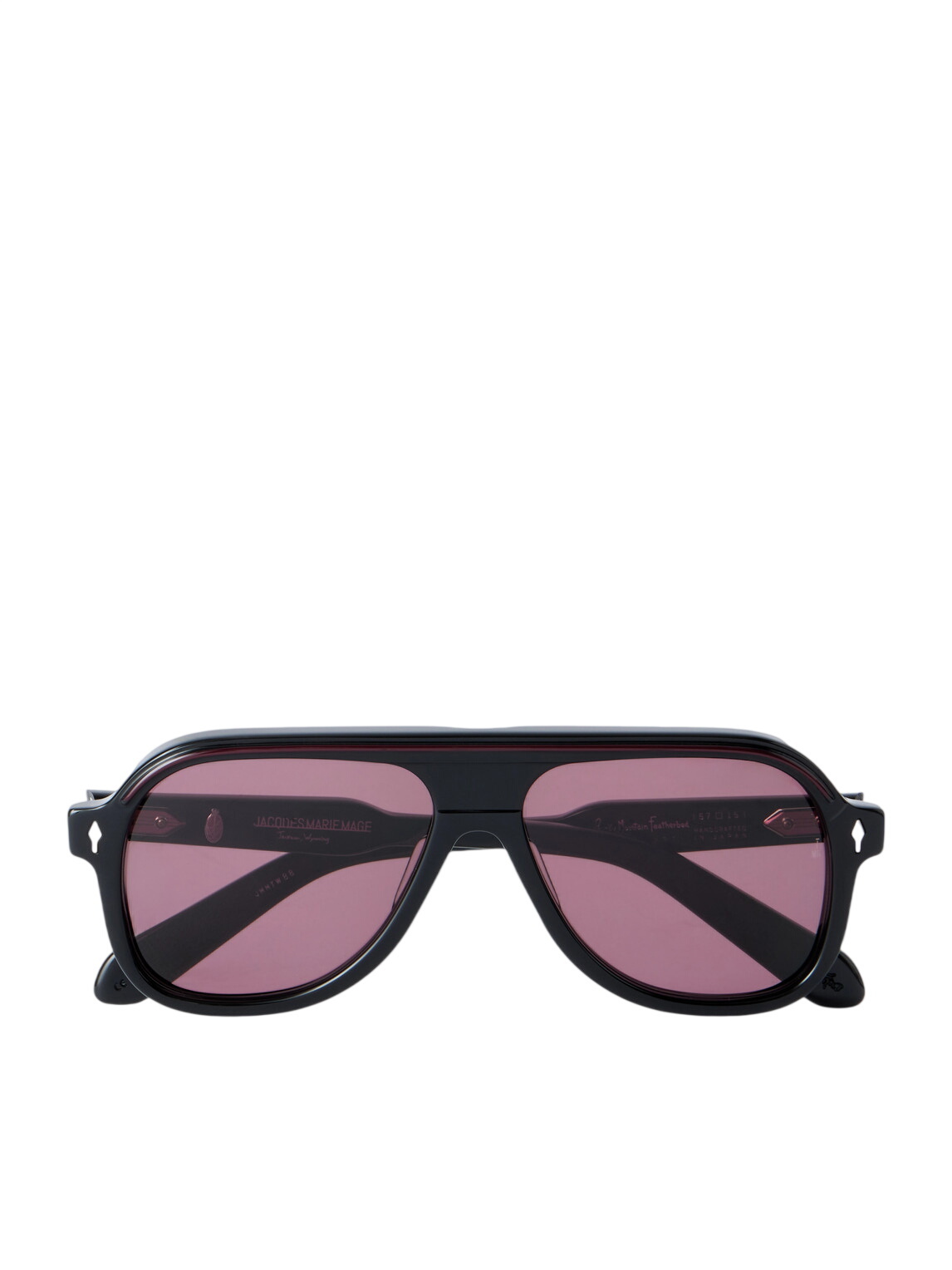 JACQUES MARIE MAGE Black Limited Edition Harrison Sunglasses