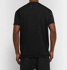 Maison Margiela - Logo-Print Cotton-Jersey T-Shirt - Men - Black