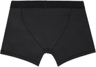 SKIMS Three-Pack Black SKIMS Cotton 3 Boxer Briefs