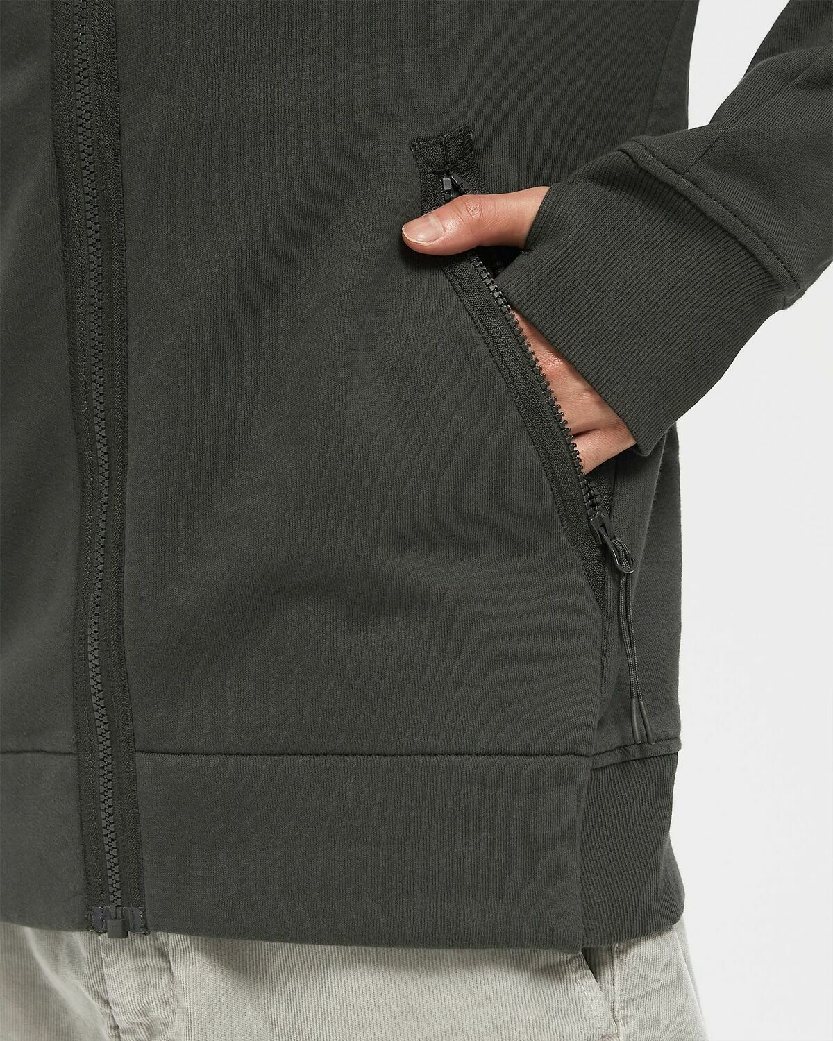 C.P. Company SWEATSHIRTS - HOODED OPEN Black Mens Hoody