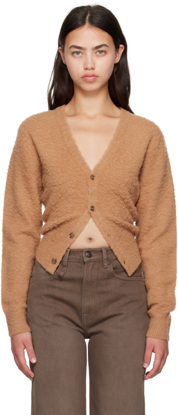 Photo: R13 Tan Split Hem Cardigan