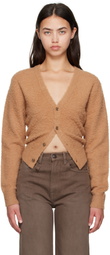 R13 Tan Split Hem Cardigan