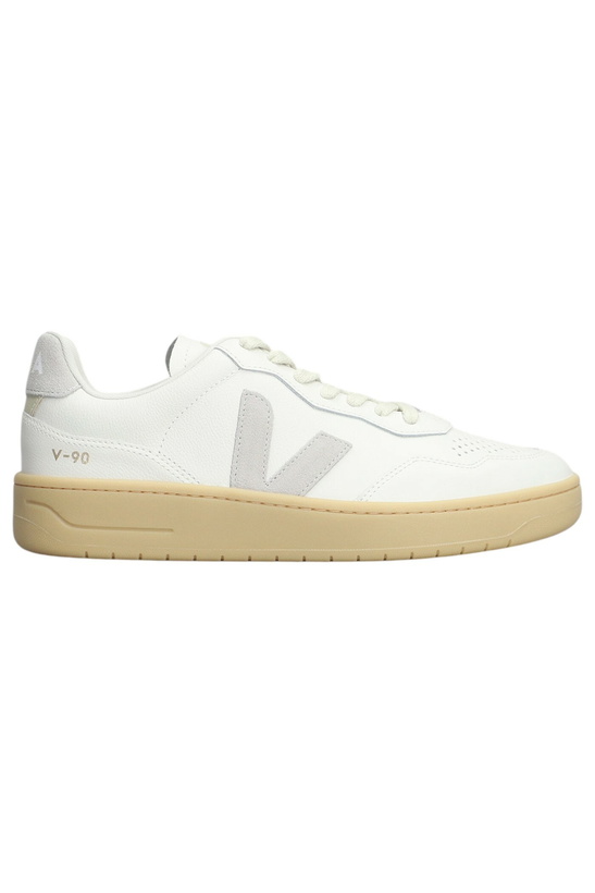 Photo: Veja V-90 O.t. Sneakers In White Leather