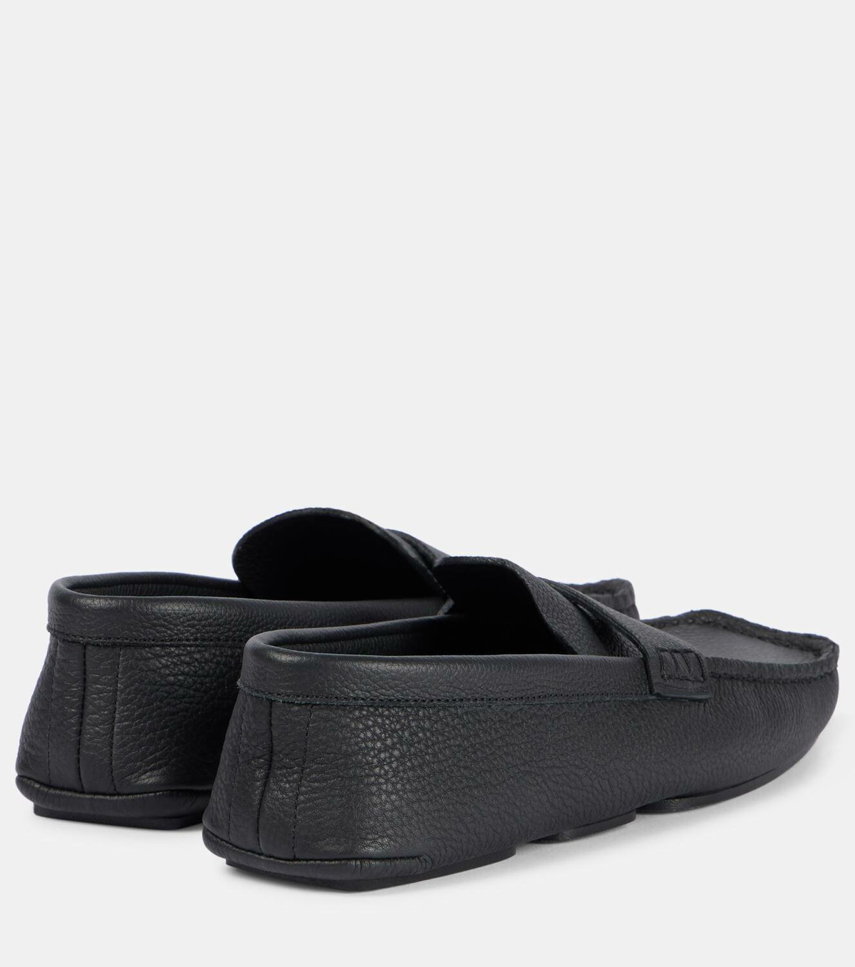 Khaite Billy leather penny loafer