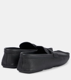 Khaite Billy leather penny loafer