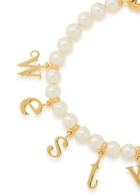 Vivienne Westwood Leanne Letter-charm Pearl Bracelet - One Size
