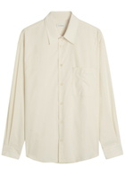 Lemaire Cotton and Silk-blend Shirt Cream