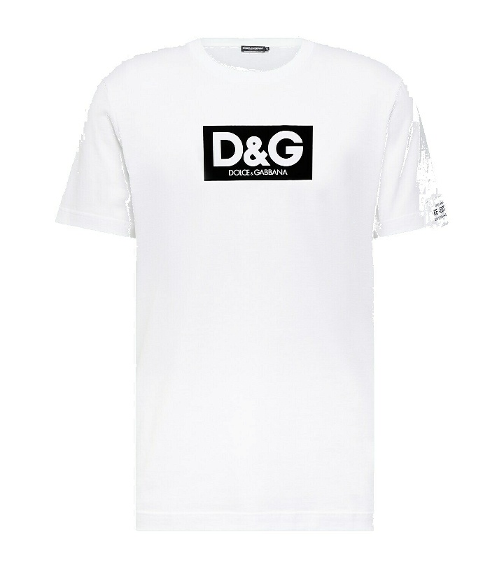 Photo: Dolce&Gabbana - Logo cotton T-shirt