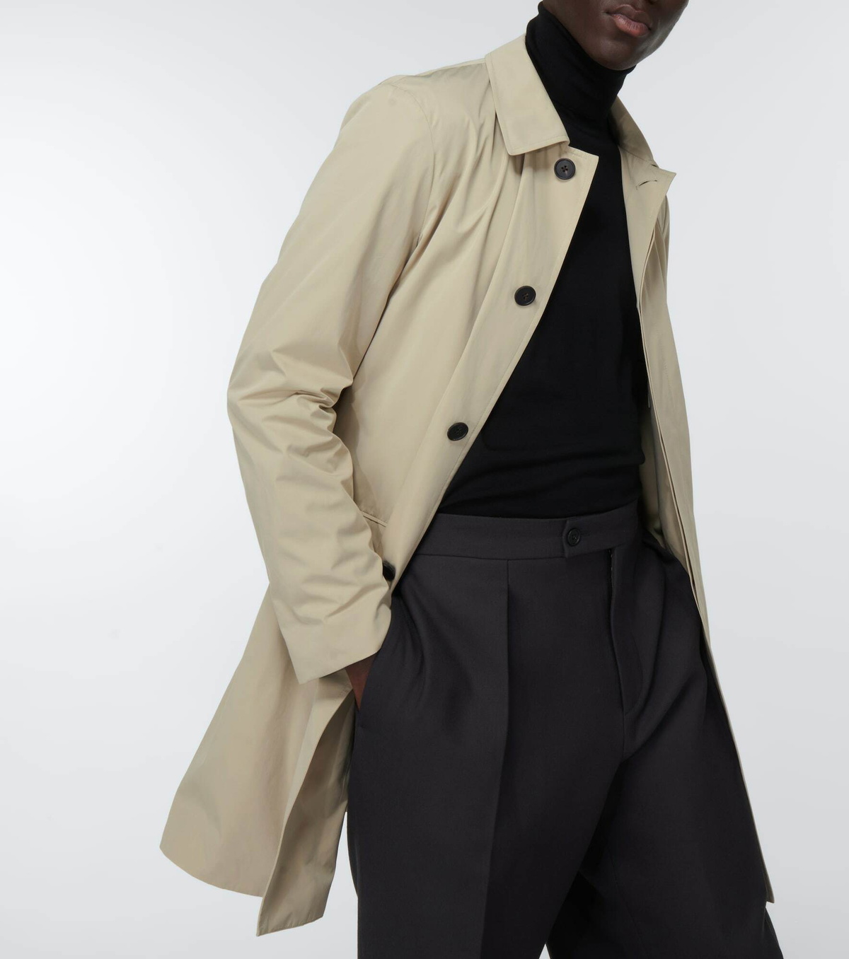 THE ROW Emilio Silk and Linen-Blend Twill Coat for Men