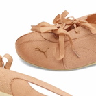 Puma Women's Speedcat Ballet Nova Satin Sneaker in Cinnabar-Toasted Almond