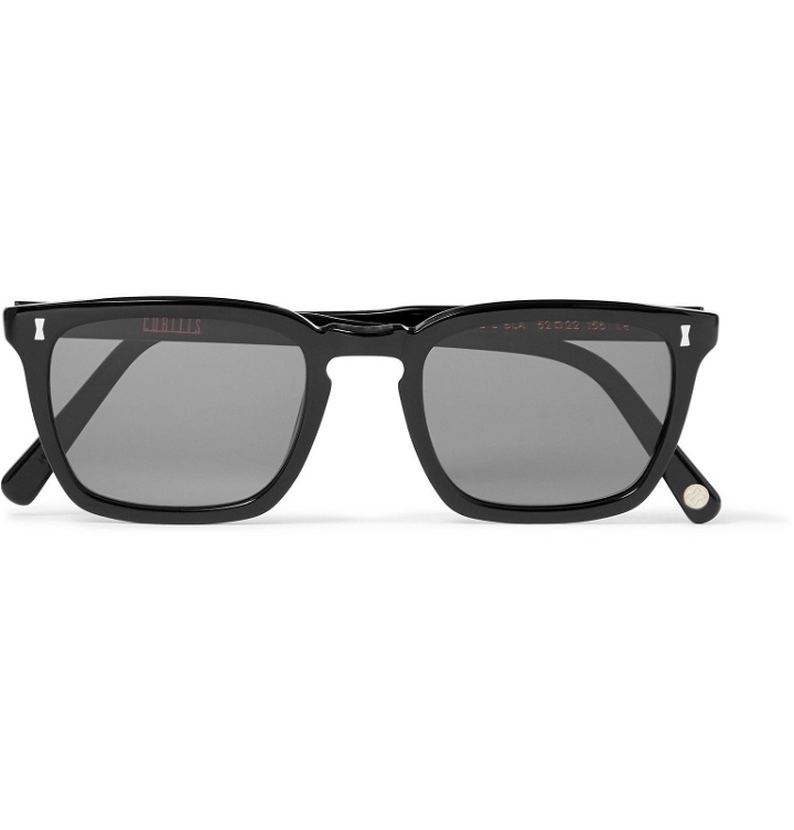 Photo: Cubitts - Attneave Square-Frame Tortoiseshell Acetate Sunglasses - Black