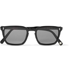 Cubitts - Attneave Square-Frame Tortoiseshell Acetate Sunglasses - Black