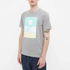 Maison Kitsuné x Anthony Burrill Logo T-Shirt in Grey Melange