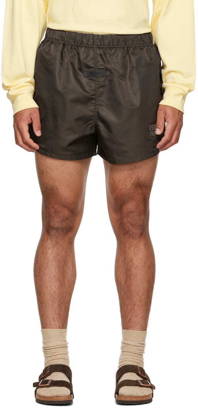 Fear of God ESSENTIALS Gray Nylon Shorts Fear Of God Essentials