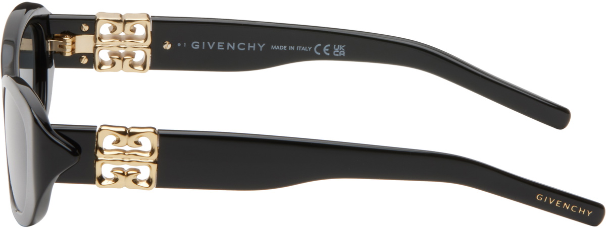 Givenchy black/ gold sunglasses Givenchy 4GEM Metal Aviator Sunglasses | Neiman Marcus main image 2