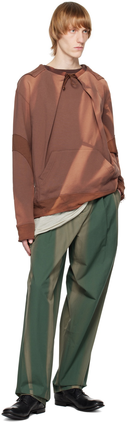 JiyongKim Brown Sun-Bleached Hoodie