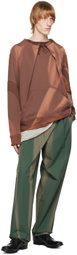 JiyongKim Brown Sun-Bleached Hoodie