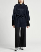 Agnona Womens Coat Midnight in Blue