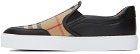 Burberry Salmond Check Slip-On Sneakers