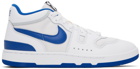 Nike White & Blue Attack Sneakers