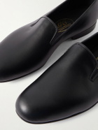 George Cleverley - Albert Leather Slippers - Black