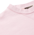 Isabel Marant - Mike Logo-Appliquéd Fleece-Back Cotton-Blend Jersey Sweatshirt - Men - Pink