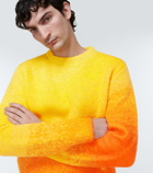 ERL - Gradient mohair-blend sweater