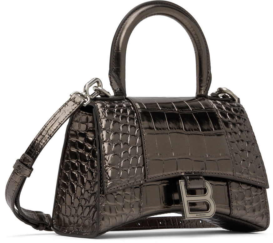 【極美品・付属品完備】Balenciaga HOURGLASS チャーム Women's Hourglass Handbag Xs in Black | Balenciaga US