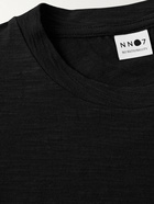 NN07 - Aspen Slub Cotton-Jersey T-Shirt - Black