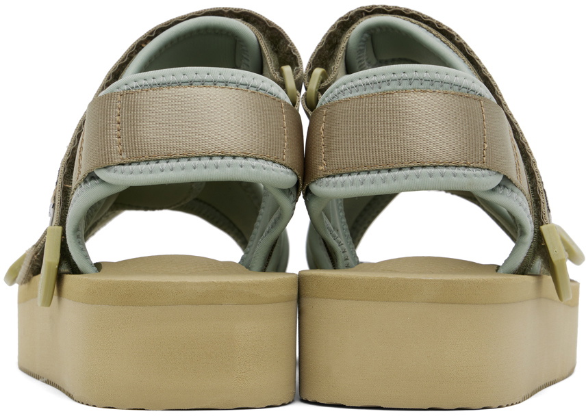 SUICOKE Taupe & Blue KISEE-PO Sandals