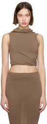 Rick Owens Lilies Tan Porterville Lola T-shirt