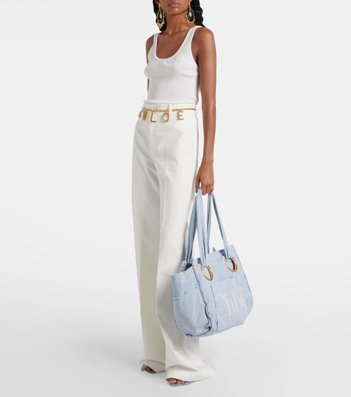 Chloé Chloé Plage logo tote bag Chloe