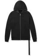 Rick Owens - Cotton-Jersey Zip-Up Hoodie - Black