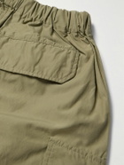 FrizmWORKS - Nyco Straight-Leg Nylon and Cotton-Blend Cargo Shorts - Green