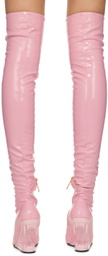 GCDS Pink Morso Boots
