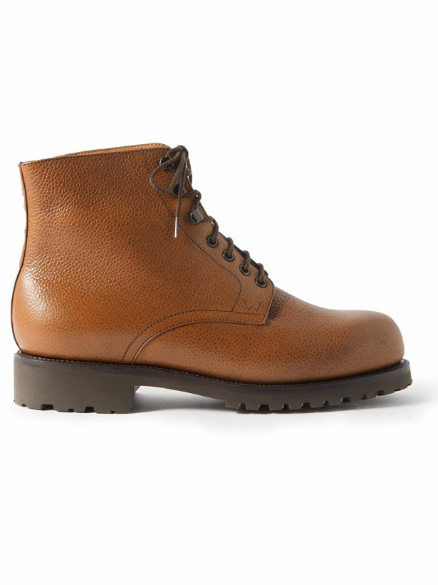 Photo: J.M. Weston - Full-Grain Leather Lace-Up Boots - Brown