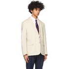 Ralph Lauren Purple Label Beige Twill Hadley Blazer