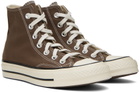 Converse Brown Chuck 70 Hi Sneakers